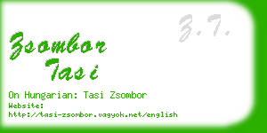 zsombor tasi business card